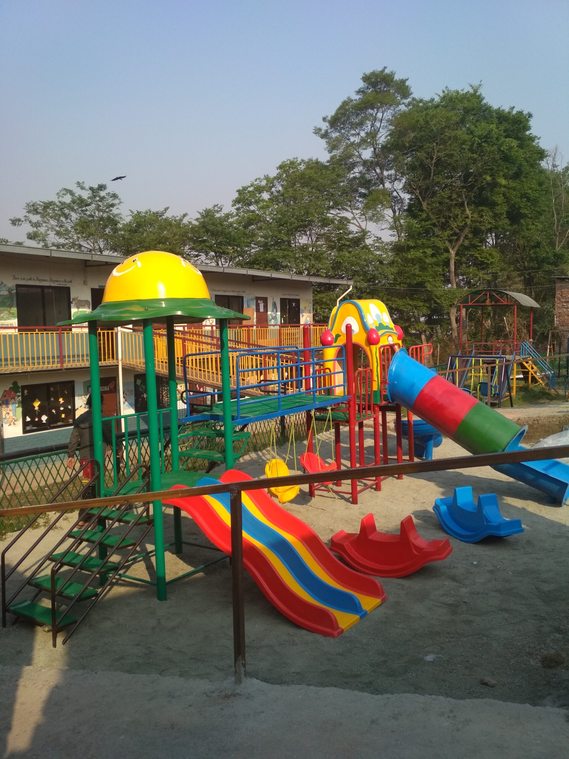 Different design and size of play stations